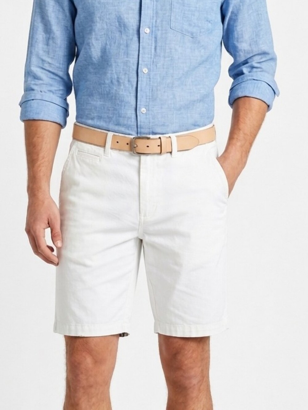 Denim & Flower by Ricky Singh White Floral Print Shorts Men’s Size 29